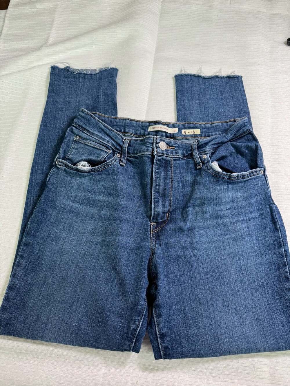 Levi's 721 High Rise Skinny Jeans Size 31
